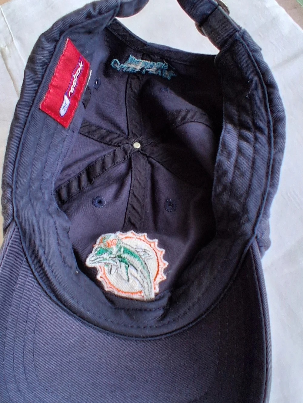 Reebok Navy Blue Dolphin Logo Baseball Cap
